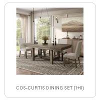 COS-CURTIS DINING SET (1+8)